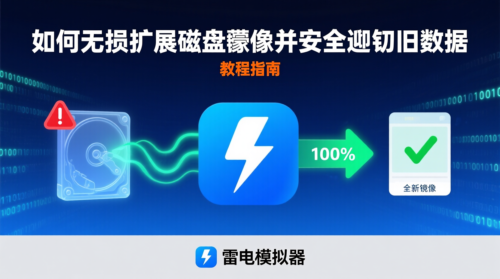 雷电模拟器磁盘镜像扩容, 雷电模拟器数据迁移教程, 雷电模拟器磁盘空间不足, 雷电模拟器扩容步骤, 雷电模拟器镜像备份与还原, 雷电模拟器手动挂载vdi, 如何扩展雷电模拟器存储空间, 雷电模拟器数据无损迁移方法